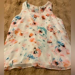 Dalia Collection beautiful blouse with water colour floral